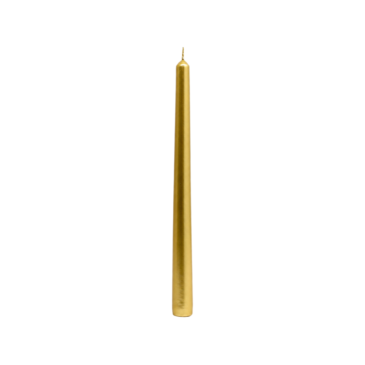 9" Gold Taper Candle