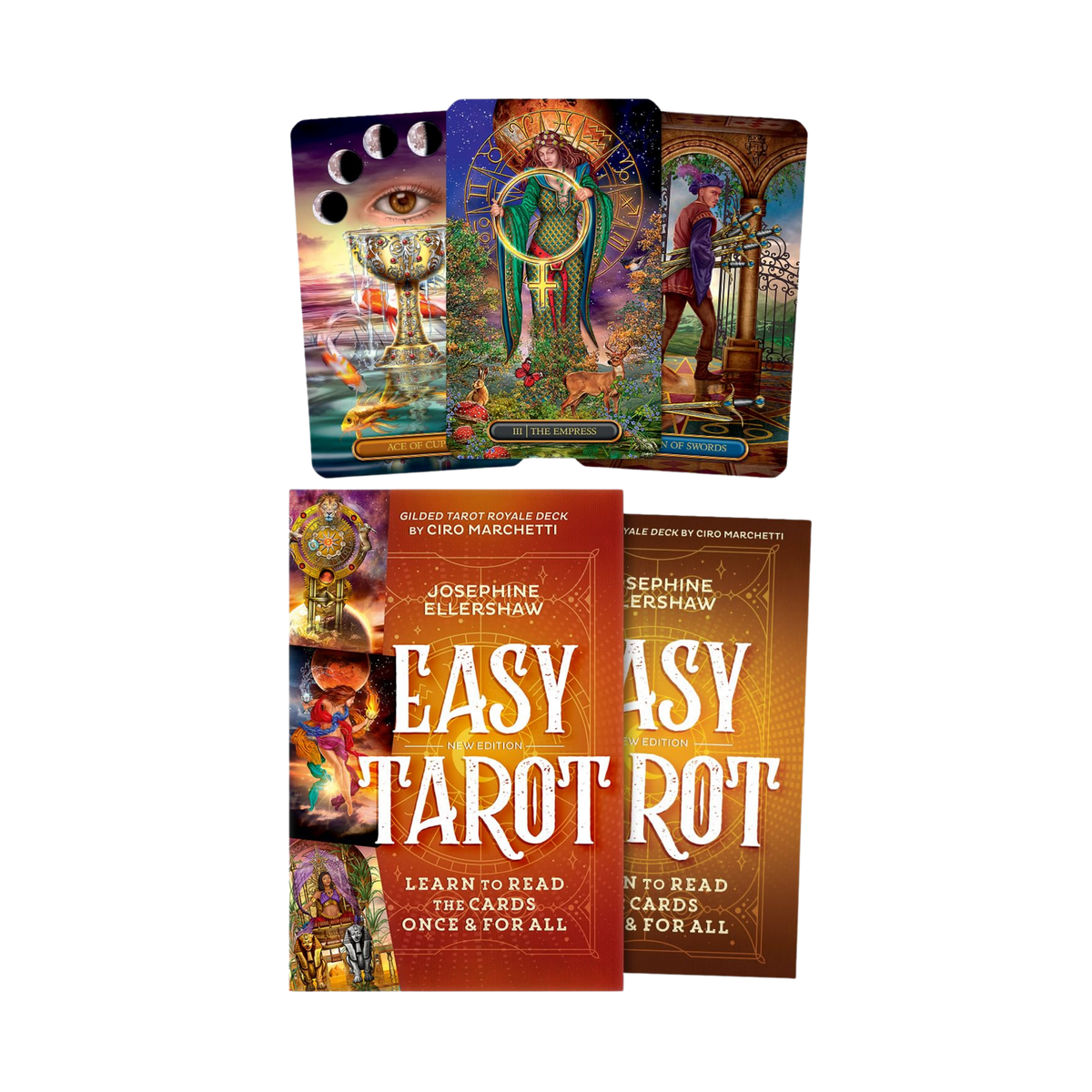 Easy Tarot Deck and Book by Josephine Ellershaw and Ciro Marchetti