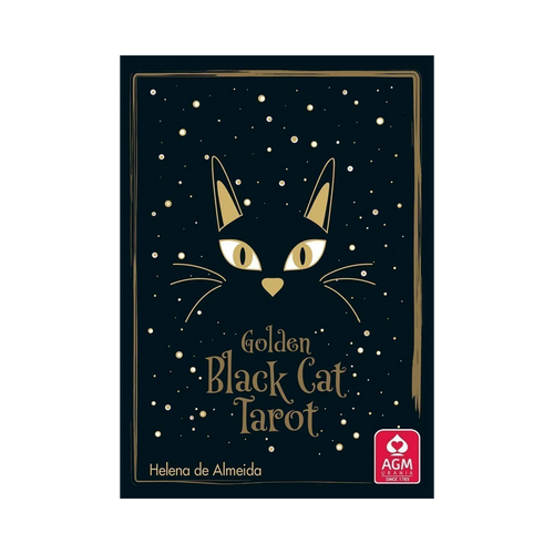 Golden Black Cat Tarot by Helena de Almeida deck