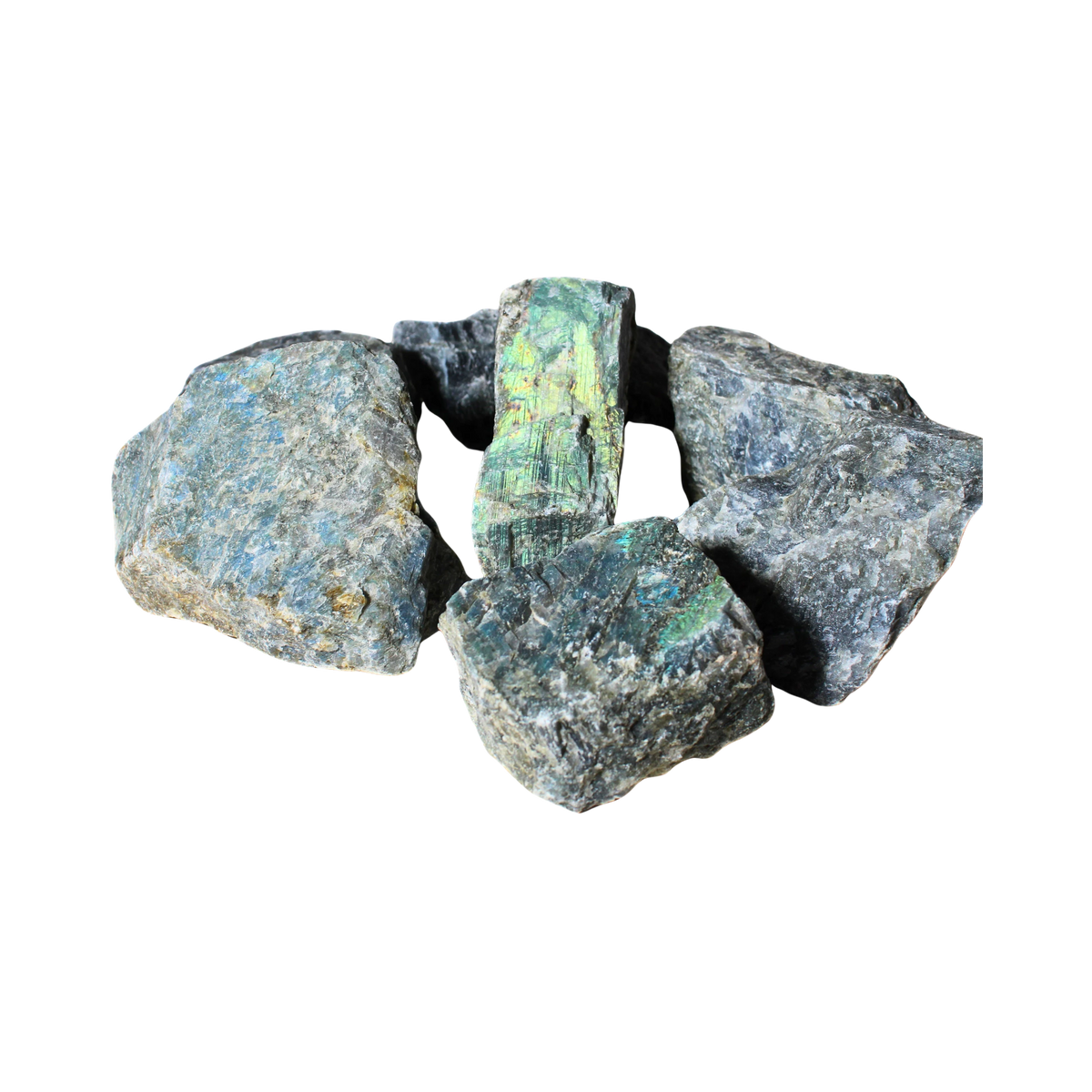 Grade A Raw Labradorite 1 lb Bag