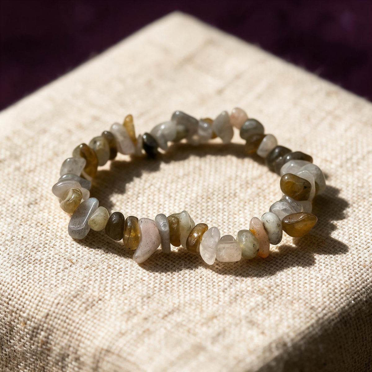 Labradorite Chip Bracelet