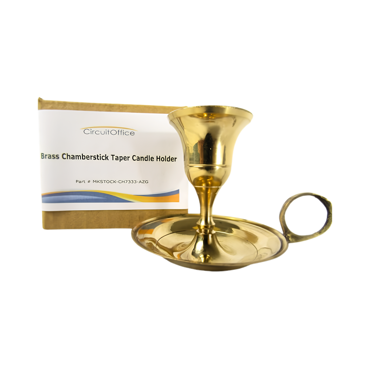Brass Chamberstick Taper Holder