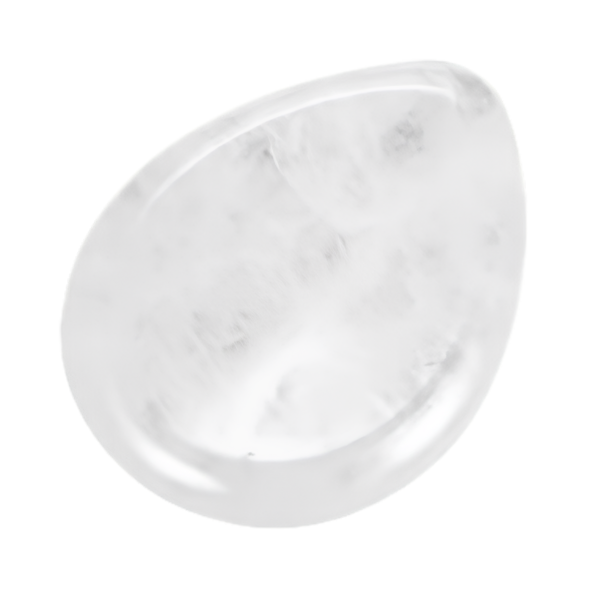 Clear Quartz Worry Stone