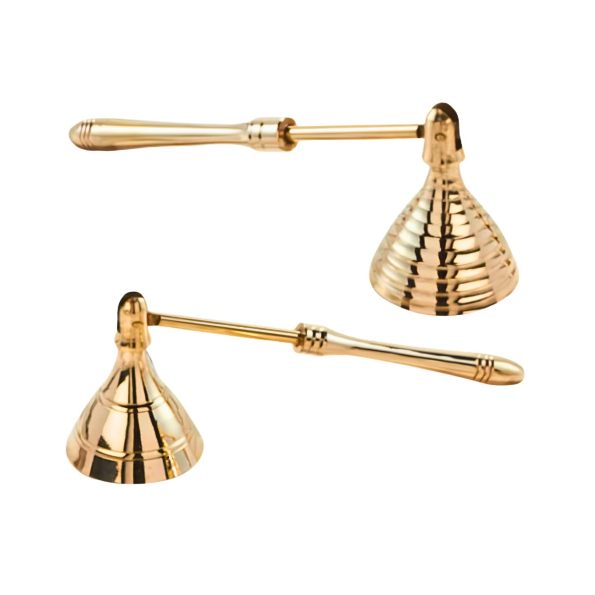 Compact Brass Candle Snuffer