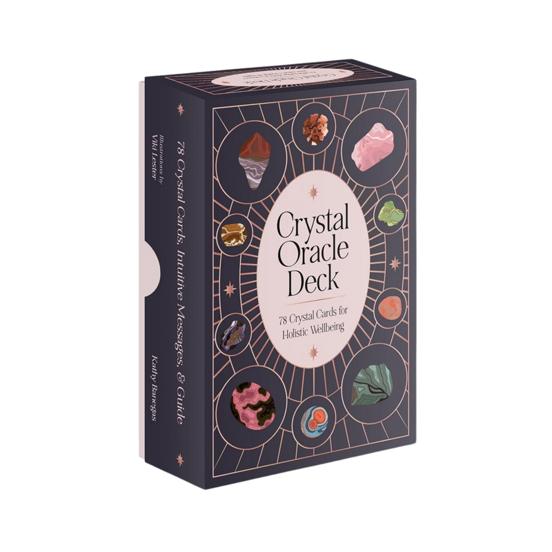 Crystal Oracle Deck oracle deck with guidebook, suitable for beginners