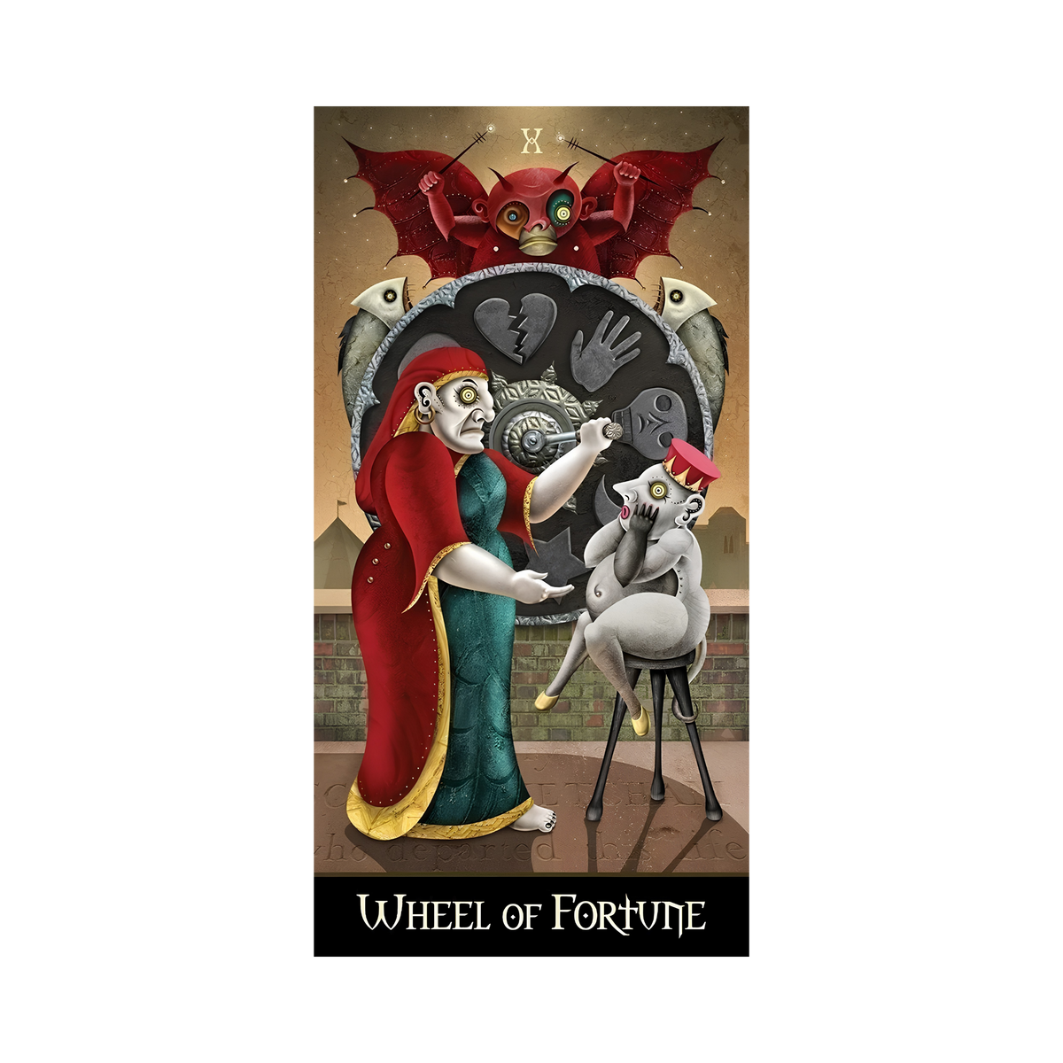 Deviant Moon Borderless Tarot Deck by Patrick Valenza