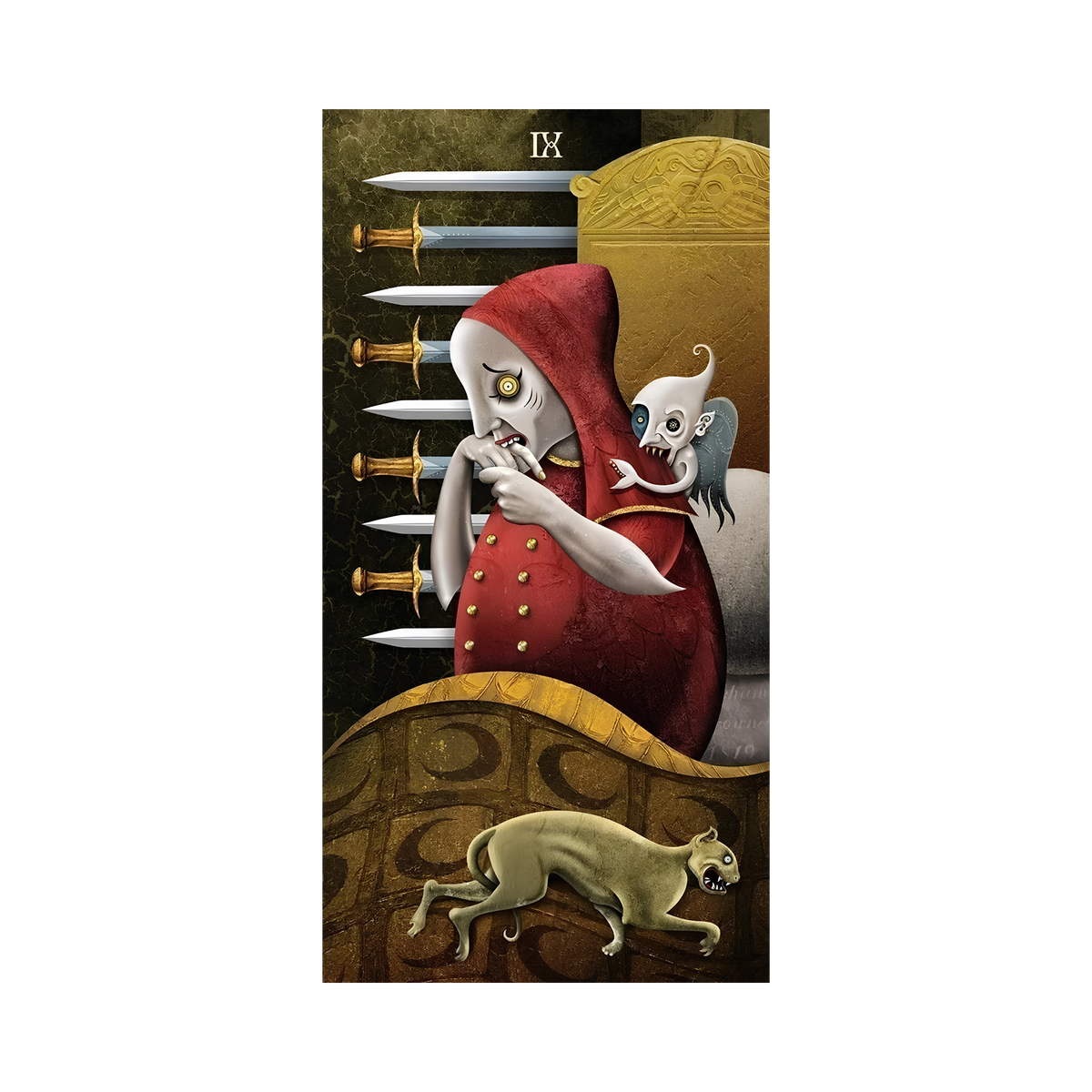 Deviant Moon Borderless Tarot Deck by Patrick Valenza