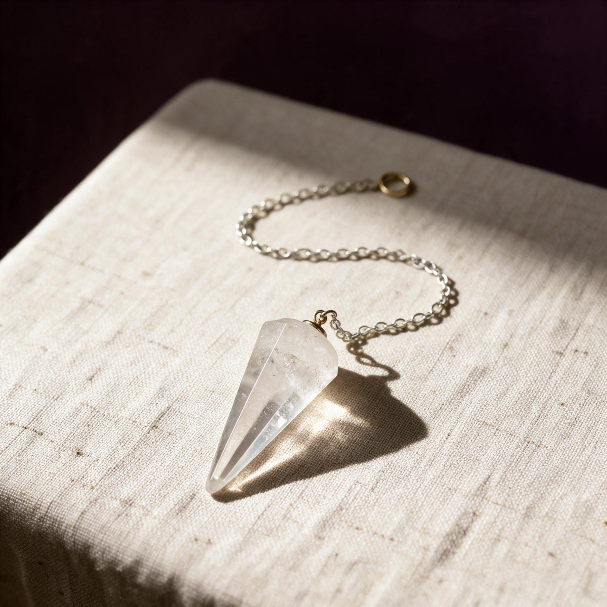 Clear Quartz Pendulum