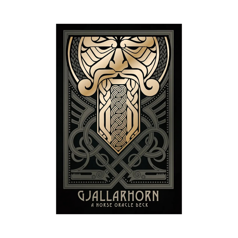 Gjallarhorn: A Norse Oracle Deck oracle deck box and cards
