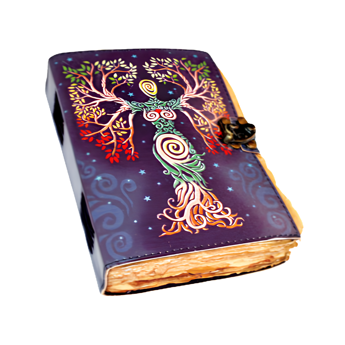 Goddess Aged Looking Paper leather w/ latch