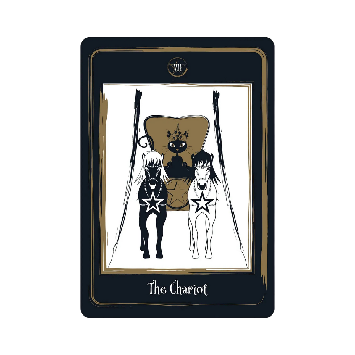 Golden Black Cat Tarot by Helena de Almeida
