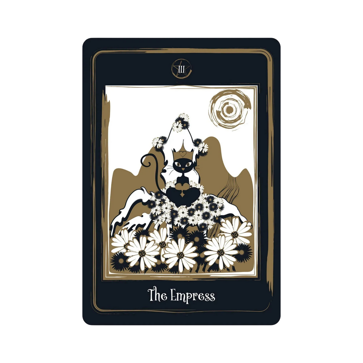 Golden Black Cat Tarot by Helena de Almeida
