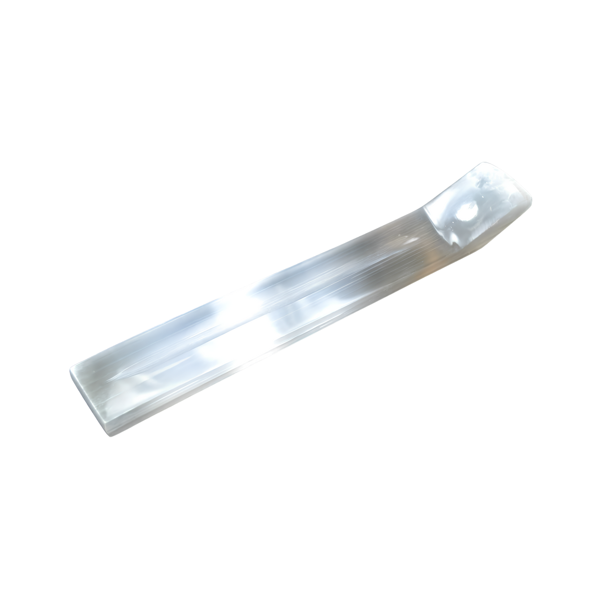 Natural Selenite Incense Holder – 9.75 Inch