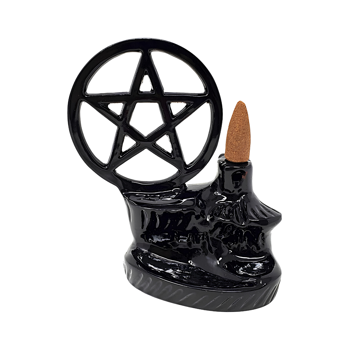 Pentagram Backflow Incense Burner – 5 Inch