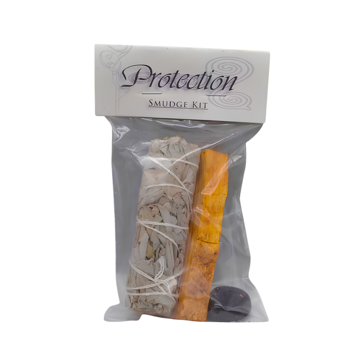 Protection Ritual Kit – White Sage, Palo Santo & Obsidian