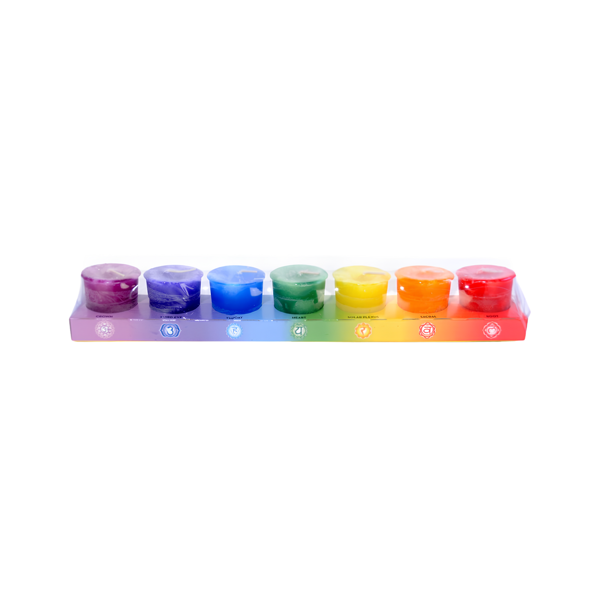 Seven Chakra Votive Candle Set