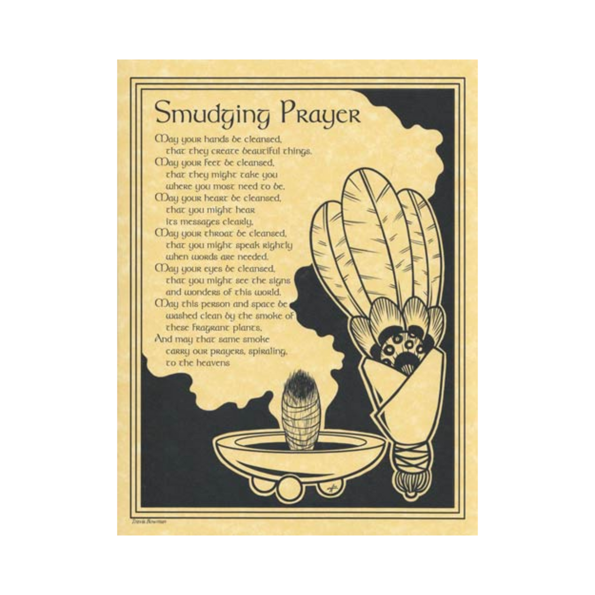 Smudging Prayer Poster